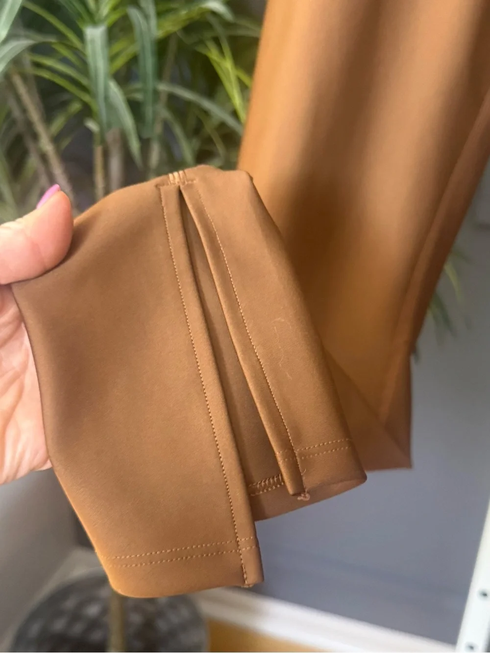 ALO YOGA Airlift High-Waist Elongated Legging Cinnamon Brown S